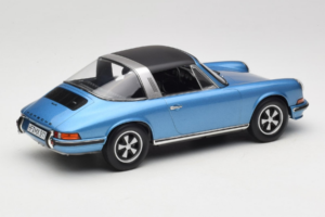 Porsche 911 S Targa Blue Metallic Norev 1:18 187646 Pressofusione — immagine 3 di 8