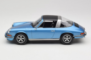 Porsche 911 S Targa Blue Metallic Norev 1:18 187646 Pressofusione — immagine 4 di 8