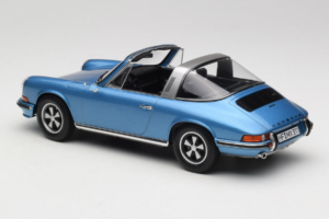 Porsche 911 S Targa Blue Metallic Norev 1:18 187646 Pressofusione — immagine 6 di 8