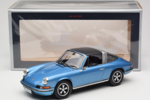 Porsche 911 S Targa Blue Metallic Norev 1:18 187646 Pressofusione — immagine 8 di 8
