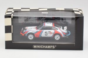 Porsche 911 SC #5 Martini B. Waldegaard / H. Thorszelius Safari Rally 1978 Minichamps 1:43 400786205 Pressofusione — immagine 4 di 4