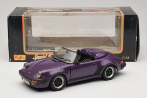 Porsche 911 3.2 Speedster Viola Maisto 1:18 50248 Pressofusione — immagine 8 di 8