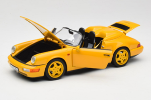Porsche 911 964 Speedster Speed Yellow Norev 1:18 187130 Pressofusione — immagine 2 di 8