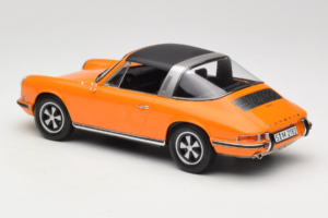Porsche 911 T Targa Arancione Norev 1:18 187220 Pressofusione — immagine 5 di 8