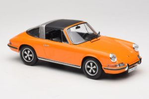Porsche 911 T Targa Arancione Norev 1:18 187220 Pressofusione — immagine 6 di 8