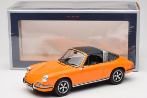 Porsche 911 T Targa Arancione Norev 1:18 187220 Pressofusione — immagine 8 di 8