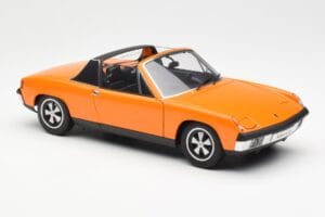Porsche 914/6 Targa Arancione AUTOart 1:18 77932 Pressofusione — immagine 6 di 8