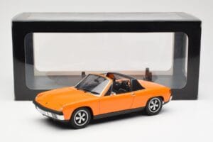 Porsche 914/6 Targa Arancione AUTOart 1:18 77932 Pressofusione — immagine 8 di 8