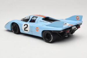 Porsche 917K #2 Gulf P. Rodriguez / J. Oliver 1000km Monza Winner 1971 Eagles Race 1:18 903008 Pressofusione — immagine 3 di 6