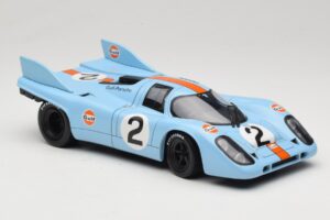 Porsche 917K #2 Gulf P. Rodriguez / J. Oliver 1000km Monza Winner 1971 Eagles Race 1:18 903008 Pressofusione — immagine 4 di 6