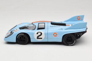 Porsche 917K #2 Gulf P. Rodriguez / J. Oliver 1000km Monza Winner 1971 Eagles Race 1:18 903008 Pressofusione — immagine 5 di 6