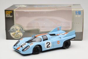 Porsche 917K #2 Gulf P. Rodriguez / J. Oliver 1000km Monza Winner 1971 Eagles Race 1:18 903008 Pressofusione — immagine 6 di 6