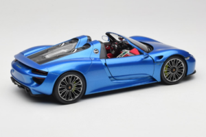 Porsche 918 Spyder Blue Metallic Minichamps 1:18 110062432 Pressofusione — immagine 3 di 8