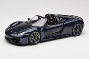 Porsche 918 Spyder Blu Metallic Minichamps 1:18 113062434 Pressofusione
