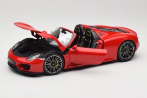 Porsche 918 Spyder Rosso Minichamps 1:18 110062435 Pressofusione — immagine 2 di 8
