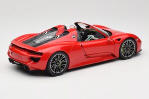 Porsche 918 Spyder Rosso Minichamps 1:18 110062435 Pressofusione — immagine 3 di 8