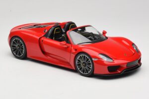 Porsche 918 Spyder Rosso Minichamps 1:18 110062435 Pressofusione — immagine 6 di 8