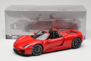 Porsche 918 Spyder Rosso Minichamps 1:18 110062435 Pressofusione — immagine 8 di 8