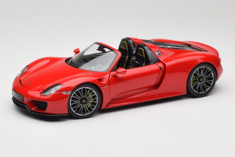 Porsche 918 Spyder Rosso Minichamps 1:18 110062435 Pressofusione
