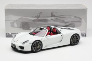 Porsche 918 Spyder Bianco Minichamps 1:18 110062436 Pressofusione — immagine 8 di 8