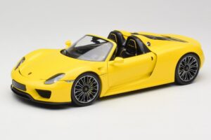 Porsche 918 Spyder Giallo Minichamps 1:18 110062434 Pressofusione