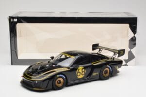 Porsche 935/19 Nero con Strisce Dorate Minichamps 1:18 155067568 Pressofusione — immagine 6 di 6