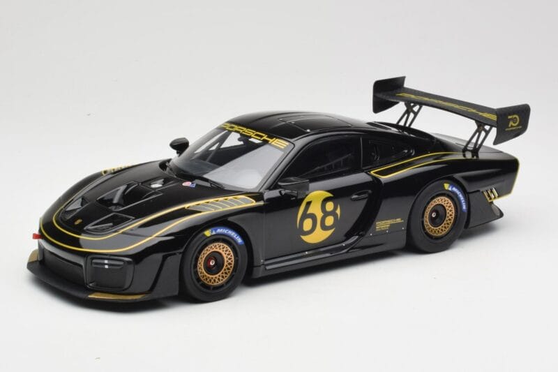 Porsche 935/19 Nero con Strisce Dorate Minichamps 1:18 155067568 Pressofusione
