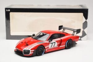 Porsche 935/19 Rosso con Strisce Bianche Minichamps 1:18 155067577 Pressofusione — immagine 6 di 6
