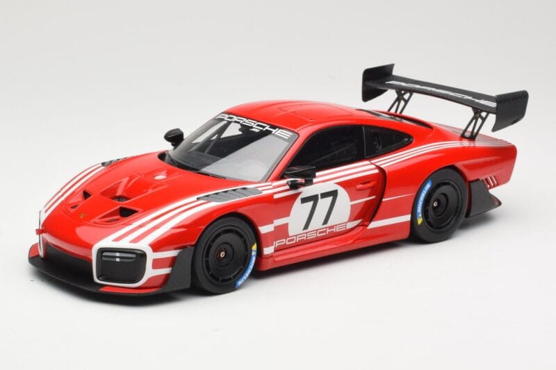 Porsche 935/19 Rosso con Strisce Bianche Minichamps 1:18 155067577 Pressofusione