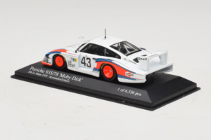 Porsche 935/78 Moby Dick #43 R. Stommelen / M. Schurti 24 Hours of Le Mans 1978 Minichamps 1:43 430786743 Pressofusione — immagine 3 di 4
