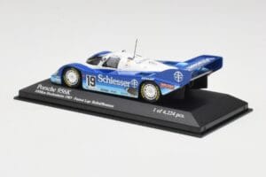 Porsche 956 #1 Brun S. Bellof / T. Boutsen Hockenheim 1985 Minichamps 1:43 430856699 Pressofusione — immagine 3 di 4