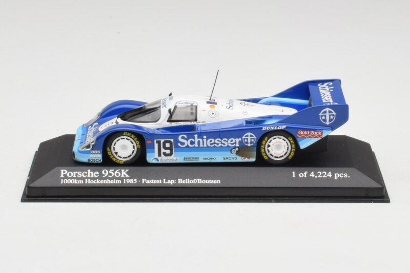 Porsche 956 #1 Brun S. Bellof / T. Boutsen Hockenheim 1985 Minichamps 1:43 430856699 Pressofusione