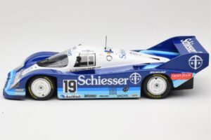 Porsche 956K Group C #19 Brun Motorsport Schiesser S. Bellof / T. Boutsen 1000km Hockenheim 1985 Minichamps 1:18 155856619 Pr — immagine 3 di 6