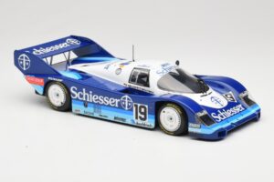 Porsche 956K Group C #19 Brun Motorsport Schiesser S. Bellof / T. Boutsen 1000km Hockenheim 1985 Minichamps 1:18 155856619 Pr — immagine 4 di 6