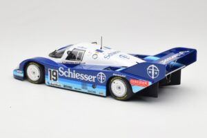 Porsche 956K Group C #19 Brun Motorsport Schiesser S. Bellof / T. Boutsen 1000km Hockenheim 1985 Minichamps 1:18 155856619 Pr — immagine 5 di 6
