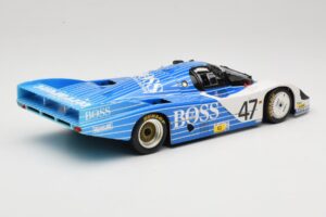 Porsche 956L #47 Hugo Boss V. Merl / H. Grohs / A. Plankenhorn 24 Hours of Le Mans 1984 Minichamps 1:18 183846947 Pressofusio — immagine 3 di 8