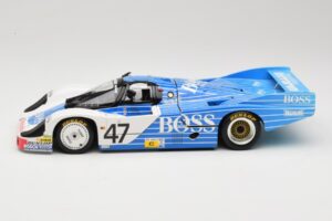 Porsche 956L #47 Hugo Boss V. Merl / H. Grohs / A. Plankenhorn 24 Hours of Le Mans 1984 Minichamps 1:18 183846947 Pressofusio — immagine 4 di 8