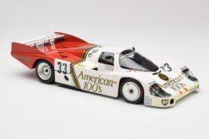 Porsche 956L #33 D. Hobbs / G. Gartner / J. Edwards 24 Hours of Le Mans 1985 Minichamps 1:18 183856933 Pressofusione — immagine 6 di 8