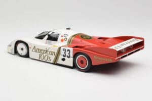 Porsche 956L #33 D. Hobbs / G. Gartner / J. Edwards 24 Hours of Le Mans 1985 Minichamps 1:18 183856933 Pressofusione — immagine 7 di 8