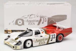 Porsche 956L #33 D. Hobbs / G. Gartner / J. Edwards 24 Hours of Le Mans 1985 Minichamps 1:18 183856933 Pressofusione — immagine 8 di 8