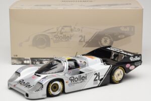 Porsche 956L #21 Rollei A. de Cadenet / C. Ballot-Lena 24 Hours of Le Mans 1984 Minichamps 1:18 183846921 Pressofusione — immagine 8 di 8