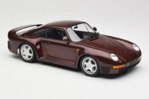 Porsche 959 Dark Red Metallic Minichamps 1:18 155066204 Pressofusione — immagine 3 di 6