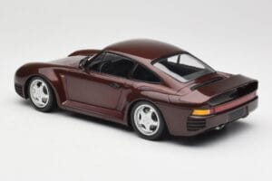 Porsche 959 Dark Red Metallic Minichamps 1:18 155066204 Pressofusione — immagine 4 di 6