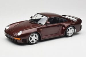 Porsche 959 Dark Red Metallic Minichamps 1:18 155066204 Pressofusione
