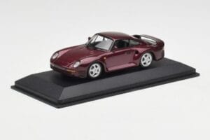 Porsche 959 Dark Red Metallic Minichamps 1:43 400062525 Pressofusione — immagine 2 di 4