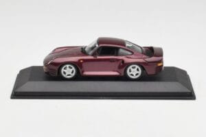 Porsche 959 Dark Red Metallic Minichamps 1:43 400062525 Pressofusione