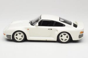 Porsche 959 Grand Prix White Minichamps 1:18 155066202 Pressofusione — immagine 3 di 6