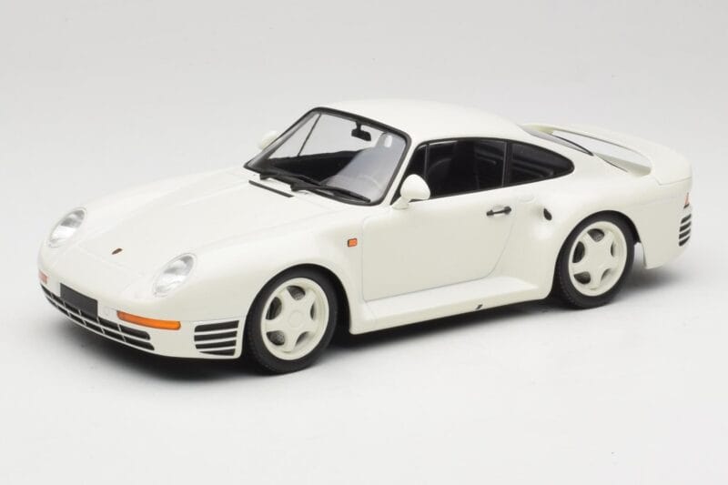 Porsche 959 Grand Prix White Minichamps 1:18 155066202 Pressofusione