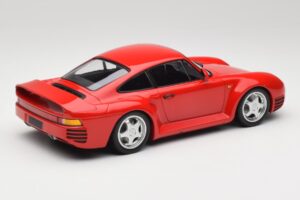 Porsche 959 Guards Rosso Minichamps 1:18 155066200 Pressofusione — immagine 2 di 6