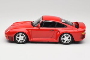 Porsche 959 Guards Rosso Minichamps 1:18 155066200 Pressofusione — immagine 3 di 6